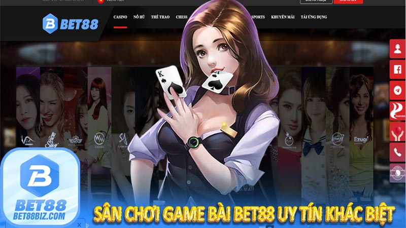 Game bài Bet88 - Game bài đổi thưởng được ưa chuộng nhất tại nhà cái Bet88 6 Sân chơi game bài bet88 uy tín khác biệt