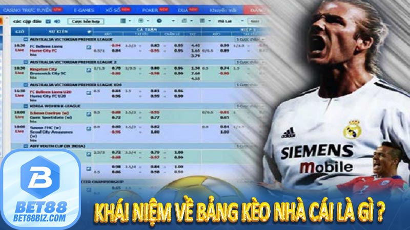 Cách dùng bảng kèo nhà cái - Hướng dẫn chi tiết cho người mới 5 Khái niệm về bảng kèo nhà cái là gì ?
