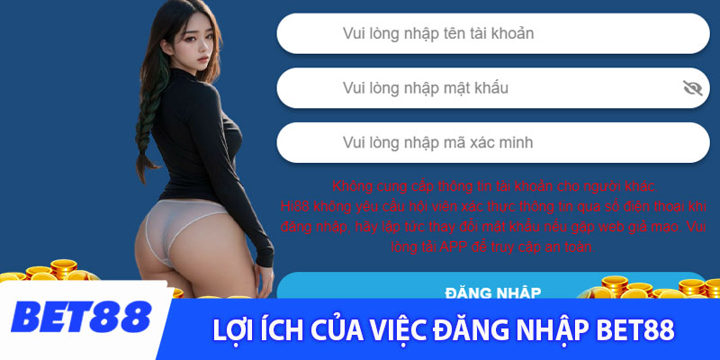 Lợi ích của việc đăng nhập Bet88 để cá cược