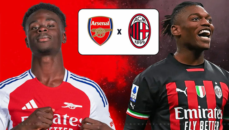 Arsenal đấu với Milan